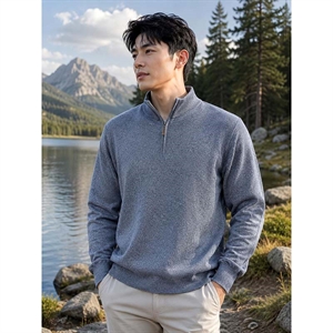 Sweter męski na pół suwak Big Size  4XL-7XL