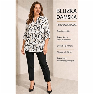 Bluzka damska produkt Polski  L-3XL