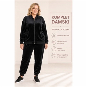 Komplet damski produkt Polski Big Size  3XL-5XL