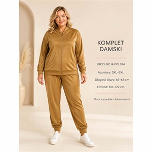 Komplet damski produkt Polski Big Size  3XL-5XL