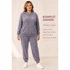 Komplet damski produkt Polski Big Size  3XL-5XL
