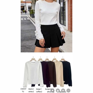 Sweter damski okrągły