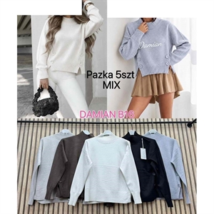 Sweter damski okrągły