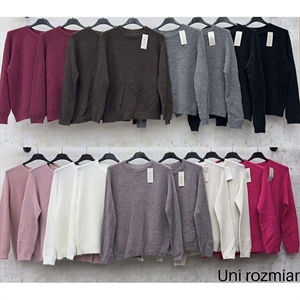 Sweter damski okrągły
