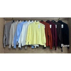 Sweter damski z golfem