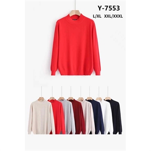 Sweter damski okrągły  L/XL-2XL/3XL