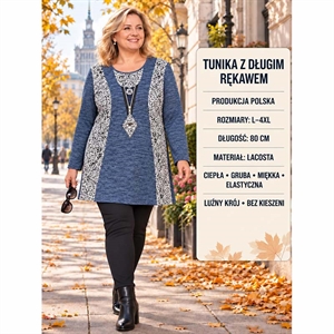 Tunika damska produkt Polski  L-4XL