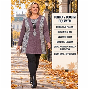Tunika damska produkt Polski  L-4XL