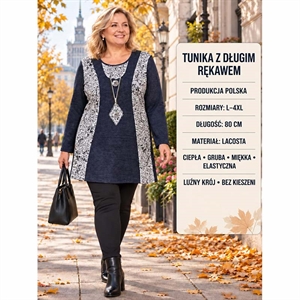 Tunika damska produkt Polski  L-4XL