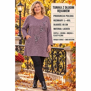 Tunika damska produkt Polski  L-4XL
