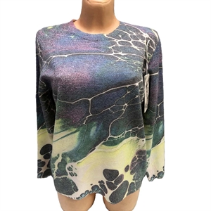 Sweter damski okrągły M/L-XL/2XL