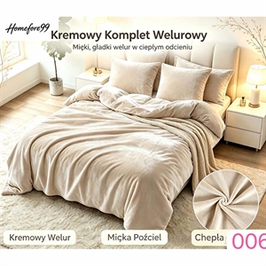 Komplet pościel 3cz 200x220cm