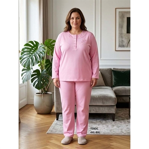 Piżama damska bawełna ocieplana 4XL-8XL