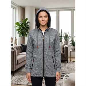 Bluza damska rozpinana na zamek z kapturem S-XL
