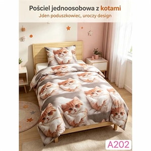 Komplet pościel 2cz 140cmx200cm