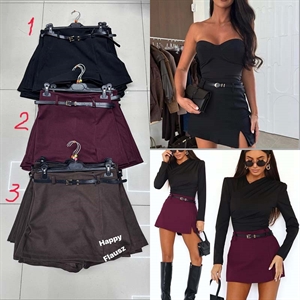Szorty imitujące spódnicę produkt Włoski  S-XL