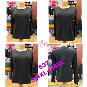 Bluzka damska z długim rękawem  3/4XL-5/6XL