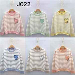 Sweter damski okrągły