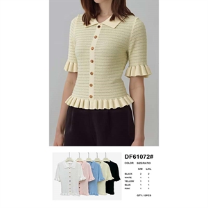 Sweter damski z krótkim rękawem (S/M-L/XL)