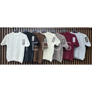 Sweter damski z krótkim rękawem - Produkt Włoski