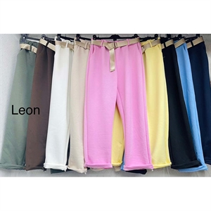 Spodnie damskie z paskiem produkt Włoski