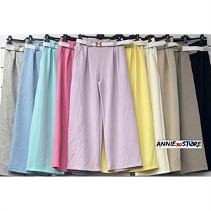 Spodnie szerokie nogawki damskie produkt Włoski