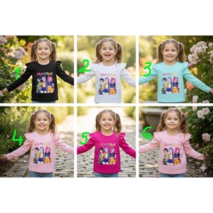 Bluzka dziewczęca prążek  4-14 lat