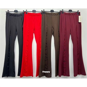 Legginsy dzwony damskie produkt Włoski