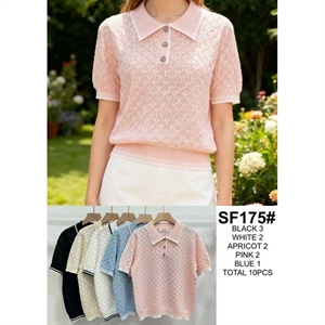 Sweter damski z krótkim rękawem