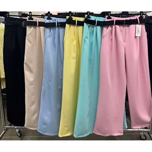 Spodnie damskie szerokie nogawki - Produkt Włoski