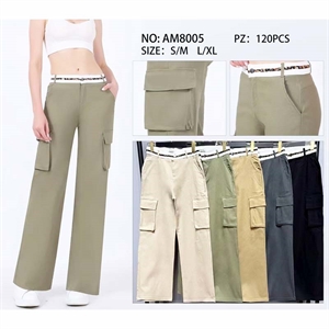 Spodnie szerokie nogawki damskie  S/M-L/XL