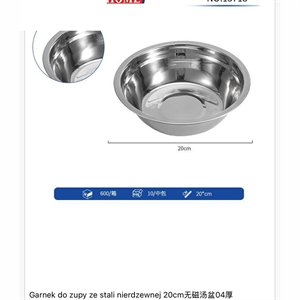 Garnek do zupy ze stali nierdzewnej