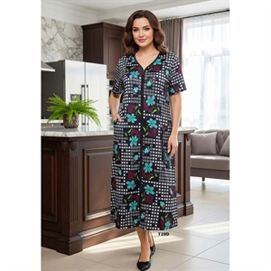 Koszula nocna śliski materiał  M-3XL