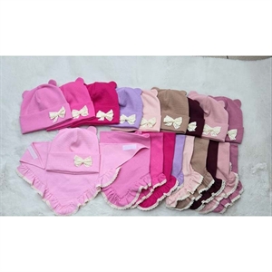 Komplet Czapka + Chustka  50-54