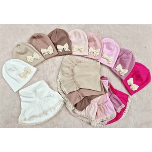 Komplet Czapka + Komin