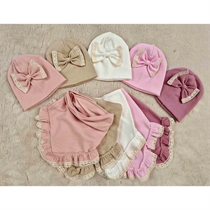 Komplet Czapka + Chustka