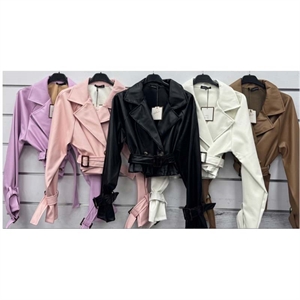 Kurtka skórzana damska produkt Włoski