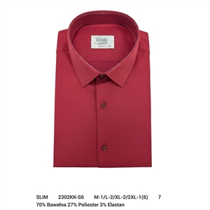 Koszula męska elegancka na krótkim rękawem krój slim fit produkt Turecki M-2XL