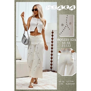 Jeansy szerokie nogawki M'sara  XS-XL