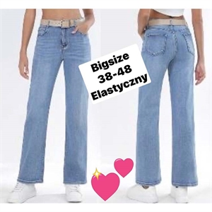 Jeansy damskie Big Size  38-48