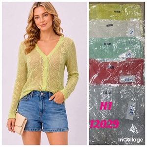 Sweter damski zapinany na guziki