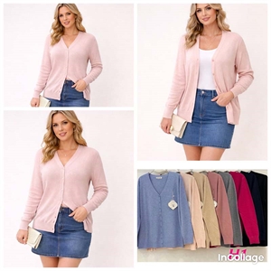Sweter damski zapinany na guziki L/XL 2XL/3XL