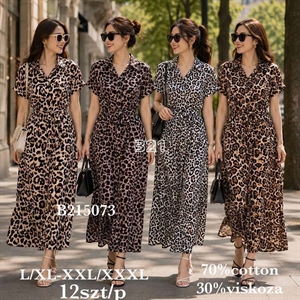 Sukienka koszulowa damska  L/XL-2XL/3XL