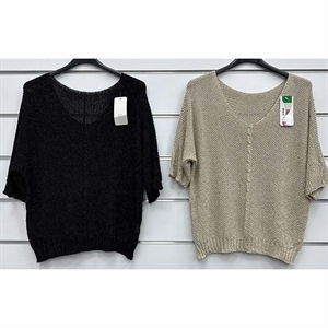 Sweter damski z krótkim rękawem