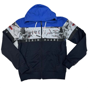 Bluza chłopięca rozpinana na zamek z kapturem produkt Turecki  140-164