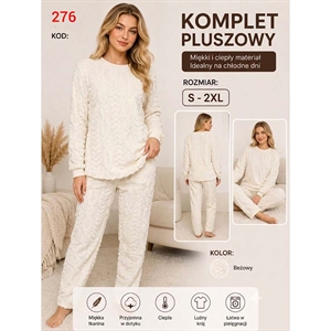 Piżama damska gruba polarowa  S-XL