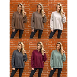 Bluza damska rozpinana na zamek produkt Polski