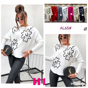 Sweter damski okrągły  L/XL-2XL/3XL