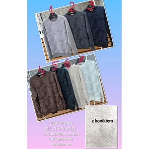 Bluza męska pod szyje produkt Turecki  M-3XL