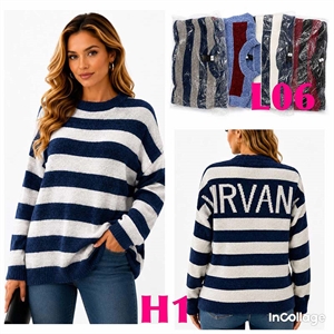 Sweter damski okrągły  M/L-XL/2XL